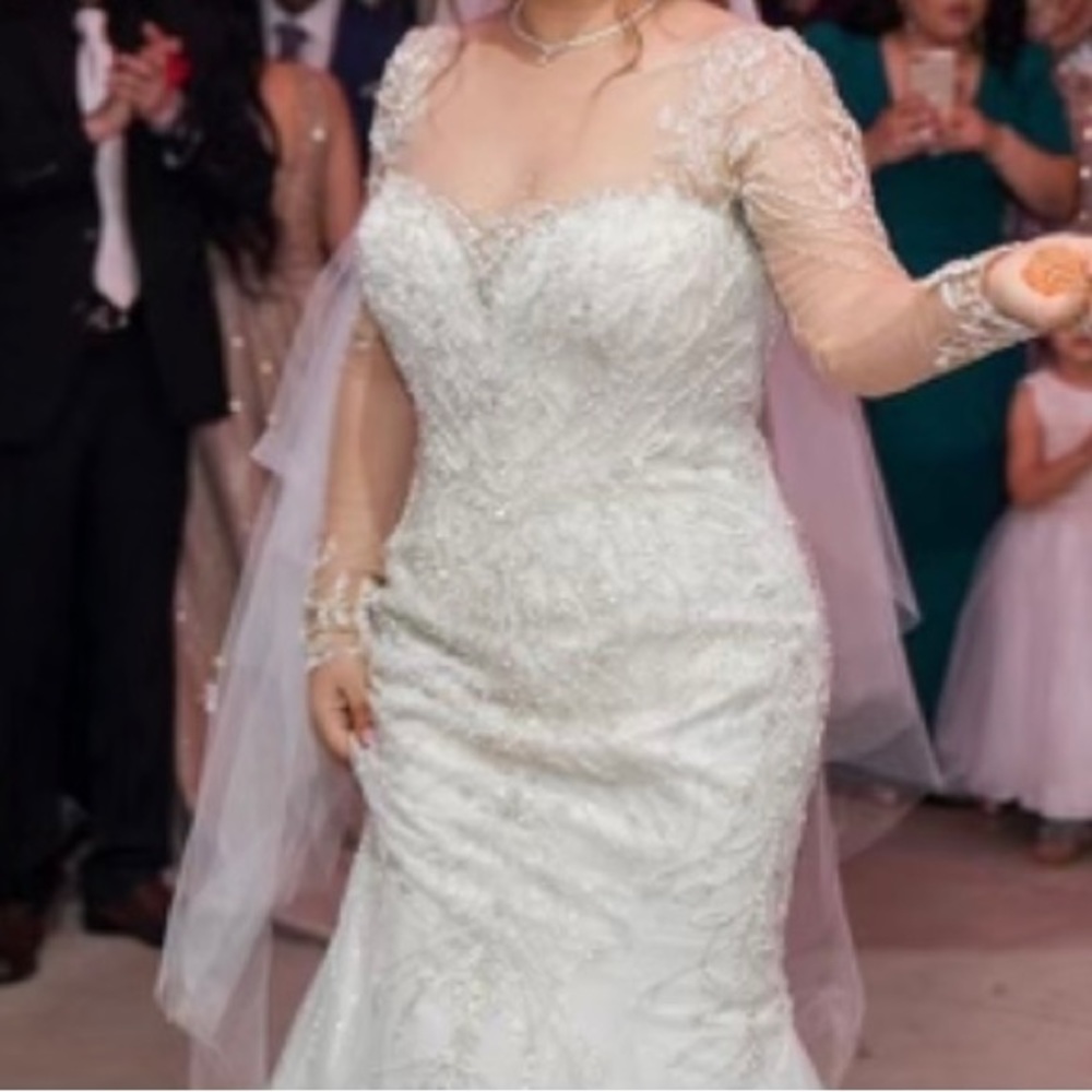 Women’s Justin Alexander Wedding Dress Size Large 12